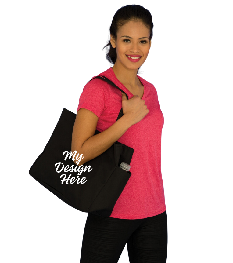 Everyday Essential Tote bag with Bottle Holder