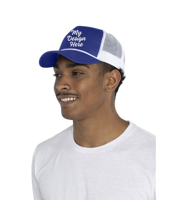 Everyday Cotton Twill 5-Panel Trucker Rope Cap